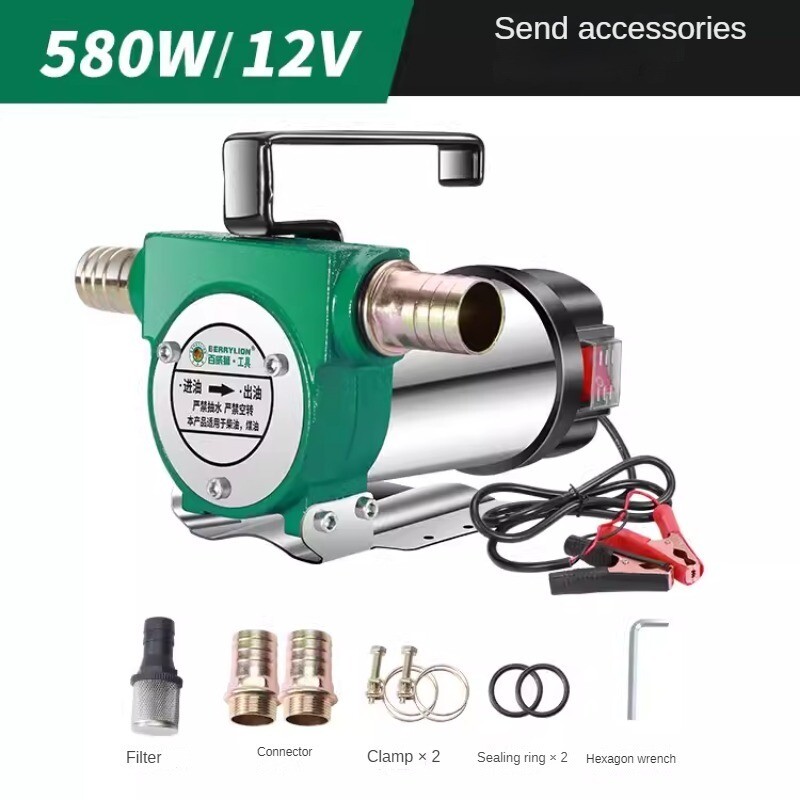 Electric Pumping Pump Small 12V Diesel Pump Gasoline Pumping Self-priming Pumps