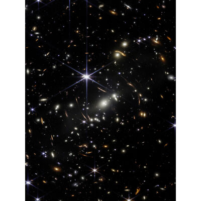 NASA James Webb Weltraumteleskop Tieffeld Sterne Galaxien Foto Kunst Poster Druck
