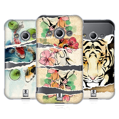 HEAD CASE DESIGNS RIPPED PAPER ART SOFT GEL CASE FOR SAMSUNG PHONES 4