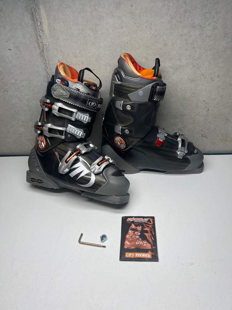 SALOMON Scarponi da sci Tecnica 3D 3 densità Diablo Flame 27 27 5 270 275 314 mm usati in ottime condizioni GUARDA!