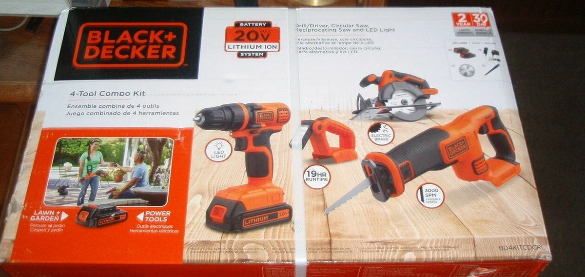 Black + Decker 4-Tool Combo Kit