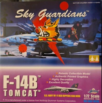 Sky Guardians Aviation F-14B Tomcat US Navy Red Rippers Cag Bird WTW-72-009-002