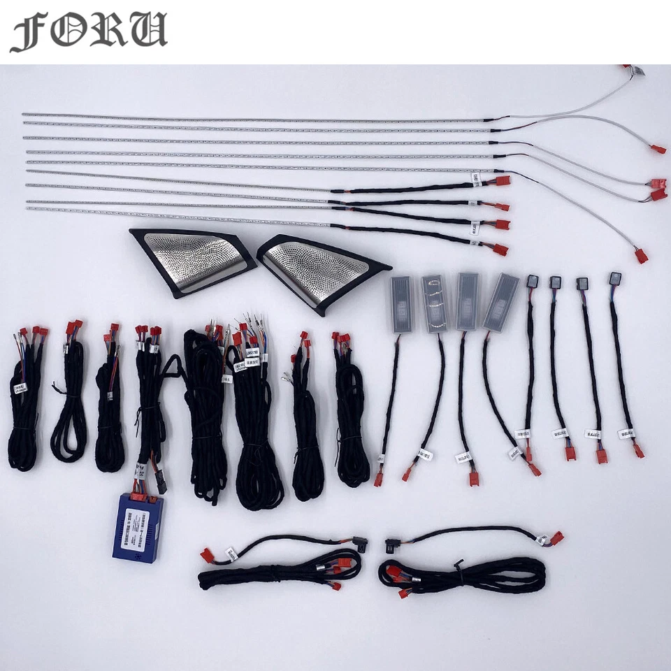 For BMW 5 series F10 F18 11 Colors Car Inner Atmosphere LED Ambient Light Kit - Image 2 of 4