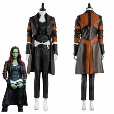 Guardians of the Galaxy Vol. 2 Gamora Cosplay Costume Outfit Halloween Suit