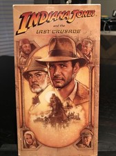Indiana Jones and the Last Crusade VHS 1989 Spielberg Lucasfilm Ford Connery
