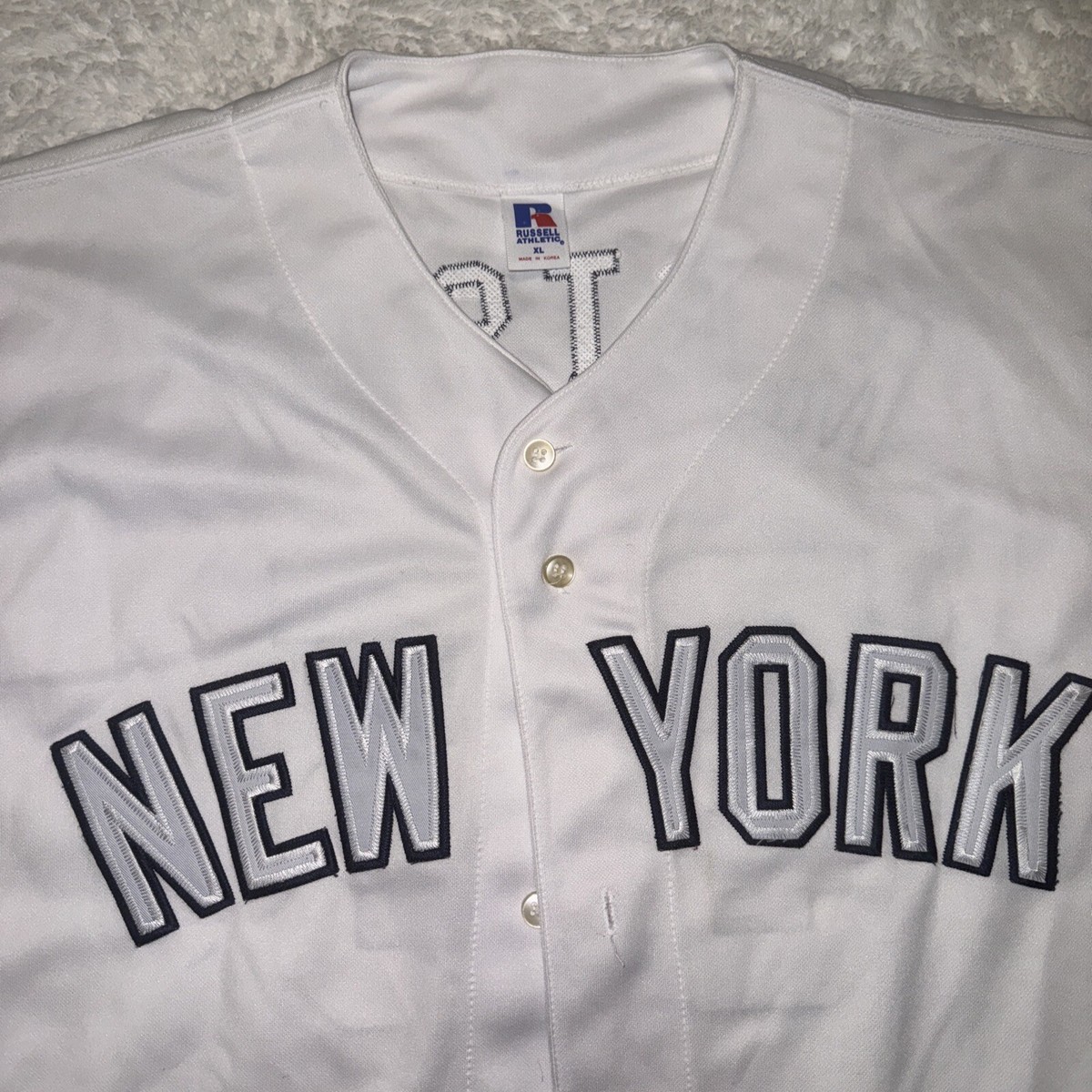NY Yankees Hideki Matsui #55 White Jersey Size XL by Russell