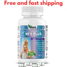 America Medic & Science MFS Plus Fertility Supplements for Men 120 Capsules S...