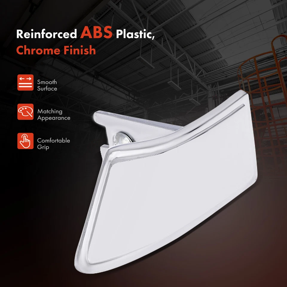 Manija de puerta interior metálica plateada para pasajero delantero o trasero para Ford F-500 Mercury Foto 3 de 4