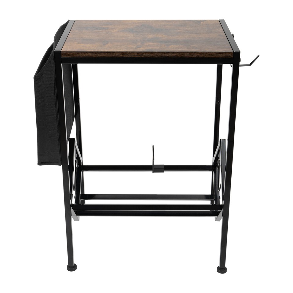 2 Tier Media Mobile Shelf DVD Tower Rack Game CD Display Organizer