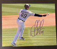 dixon machado signed 8x10 photo