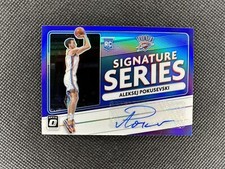 2020-21 Optic Aleksej Pokusevski Rookie Auto Signature Series Purple Prizm!