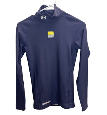 Under Armour Womens Navy ColdGear Compression Long Sleeve Shirt