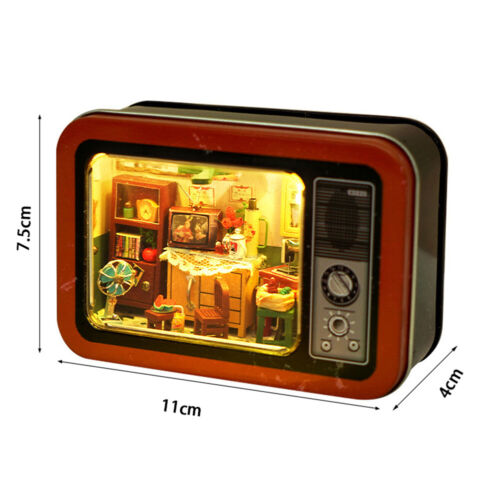 DIY 3D Box Theater Assemble Hecho a mano a prueba de polvo casa de mu?ecas hecho - Imagen 12 de 18