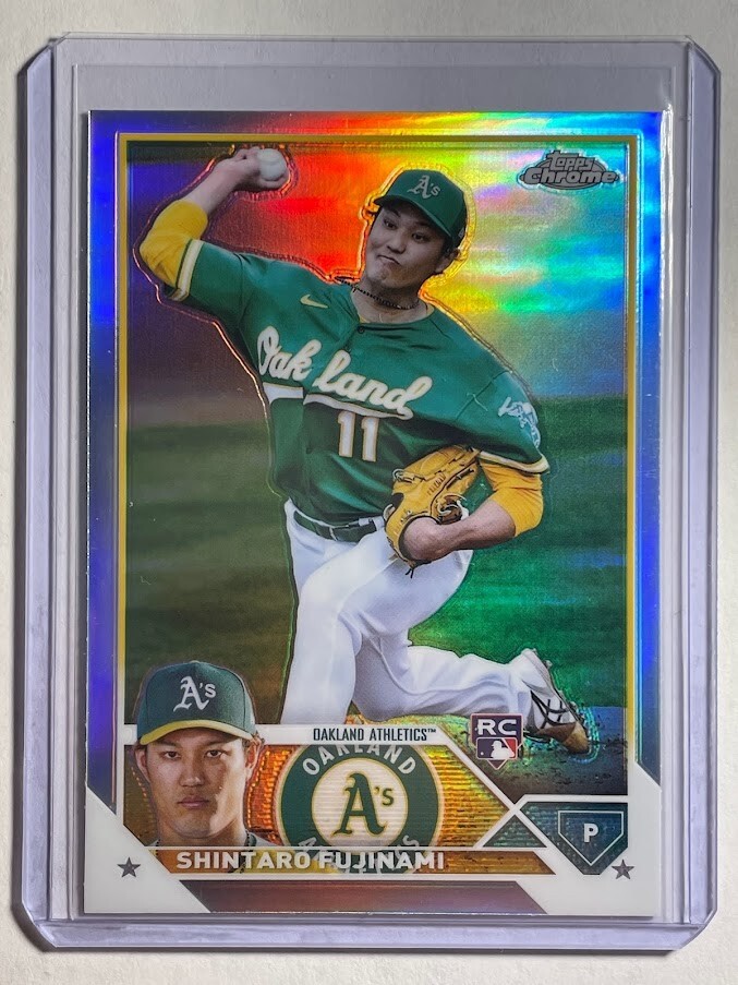N.shintaro 2023 Topps Chrome Shintaro Fujinami RC Refractor 97