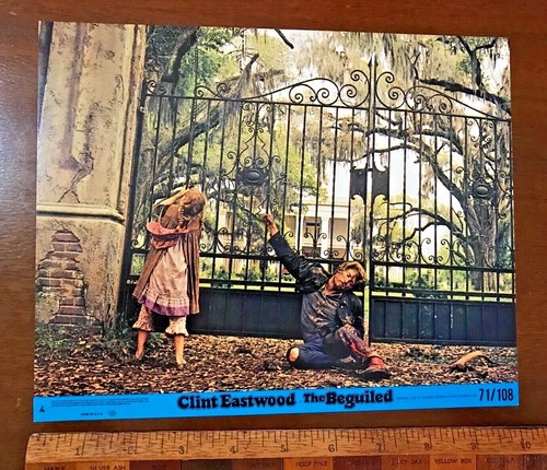 DE COLECCIÓN 1971 ORIGINAL JUEGO DE TARJETAS DE LOBBY SET SEDUCIDO CLINT EASTWOOD AUSTRALIANO ¡EXCELENTE NUEVO COMO NUEVO!¡! - Imagen 4 de 8