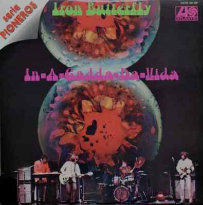 Iron Butterfly In-A-Gadda-Da-Vida SPANISH PRESSING Atlantic Vinyl LP