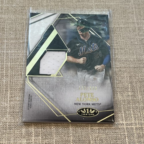 2022 Topps Tier One - Topps Certified Relics #T1R1-PAL Pete Alonso /199 (MEM) - Bild 1 von 2