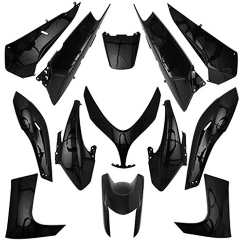 CARROSSERIE-CARENAGE MAXISCOOTER ADAPTABLE YAMAHA 500 TMAX 2008+2011 NOIR - Photo 2/3