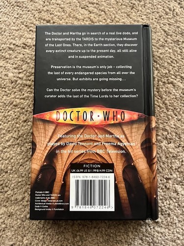 Doctor Who: The Last Dodo by Jacqueline Rayner (Hardcover, 2007) Used: Good - Picture 2 of 3