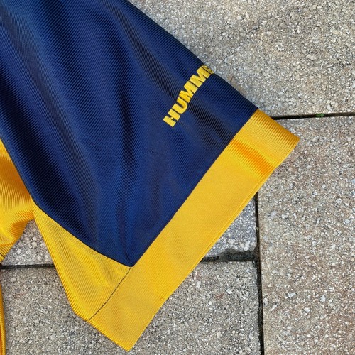 Sommer H2 Truck Vintage #2 blau und gelb Fußball Trikot Größe XL 2XL LESEN - Bild 6 von 11