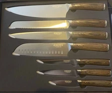 7PC [Gift Set] - Chef's Knife Set: Ultra Sharp, Stainless Steel, Kitchen Cutlery