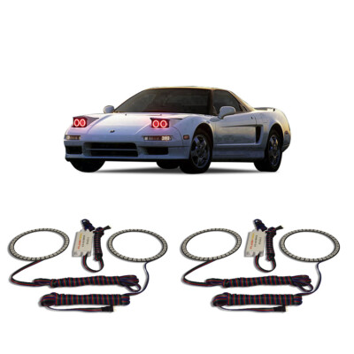 Bright Red Angel Eye Headlight Halo kit for Acura NSX 91-01