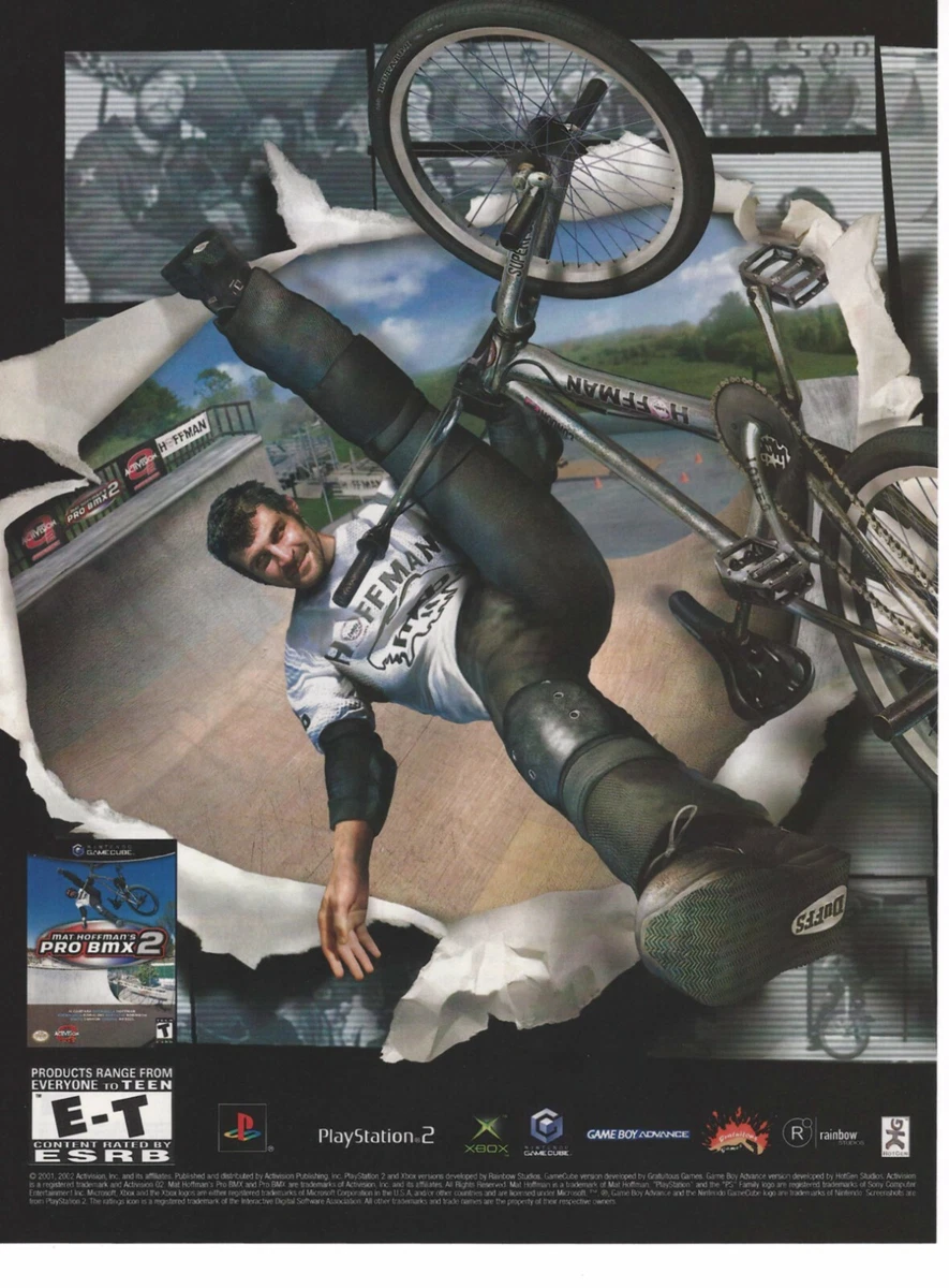 Mat Hoffman s Pro BMX 2 Print Ad Poster Art Playstation 2 PS2 XBOX Gamecube eBay