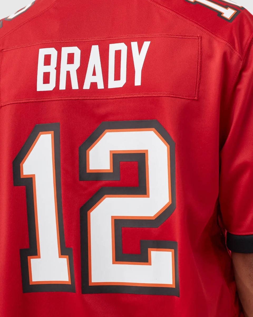 NEW Tom Brady Tampa Bay Buccaneers Nike Red Game Jersey MENS