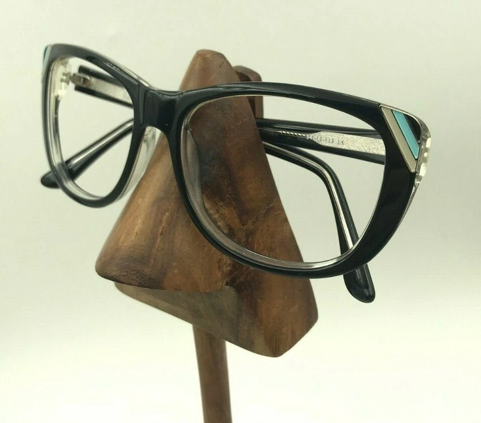 Gafas de sol Kensie On The Edge negras ovaladas ojos de gato monturas de anteojos de colección  Foto 3 de 4