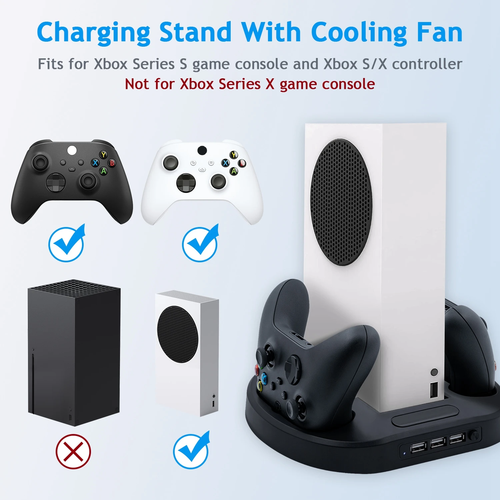 Charging Stand with Cooling Fan for the Xbox Series S - Picture 3 of 12