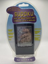 NEW SEALED Electronic Sudoku Logic Puzzle Hand Held Game Video Game