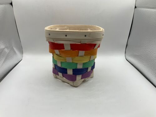 Longaberger Like Dresden & Company Pride 2024 Basket With Protector New! - 第 1/6 張圖片
