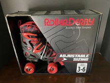 Roller Derby Youth Boys Roller Skates Adjustable Sizes 3-6 Model 1372L NEW