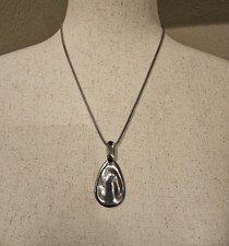 Silpada Sterling Silver Teardrop Pendant Necklace In Gift Box, VERY NICE
