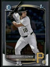 2025 Bowman Draft Chrome - 1st Bowman - Adonys Guzman #BDC-126 - Pirates