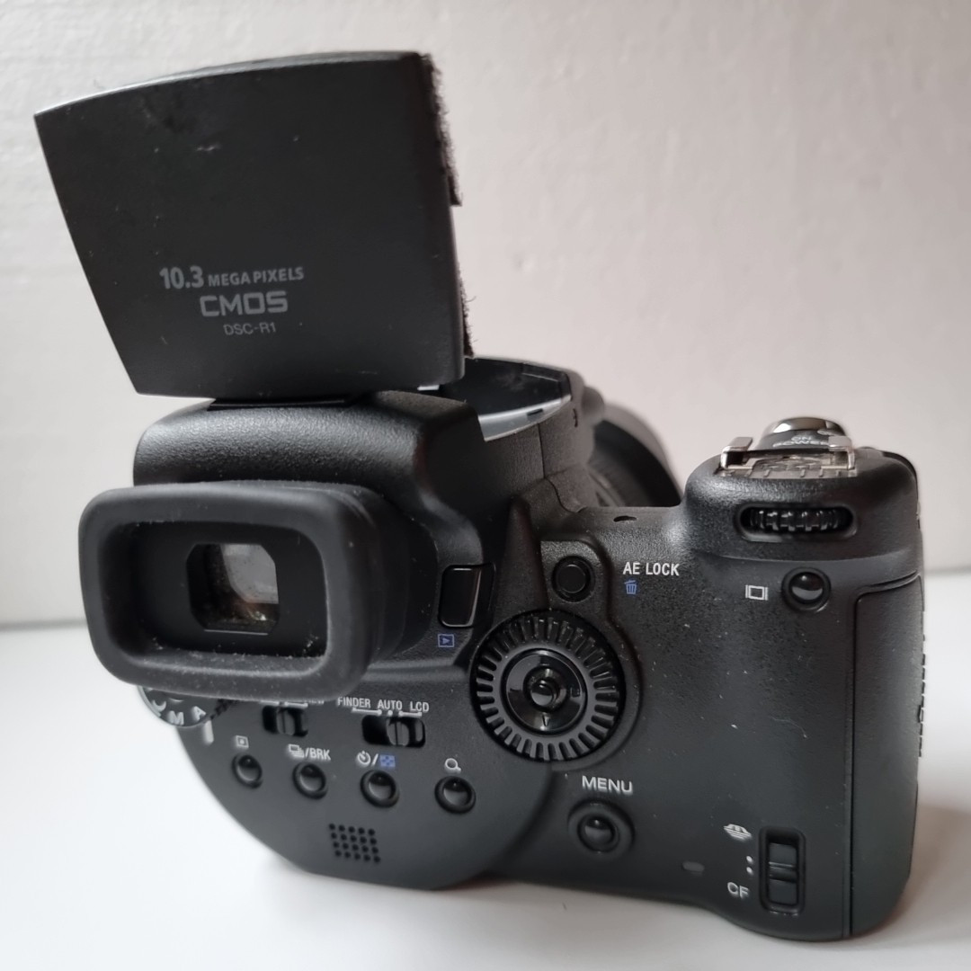 Sony Cyber-shot DSC-R1 10.3MP Digital Camera - Black for sale