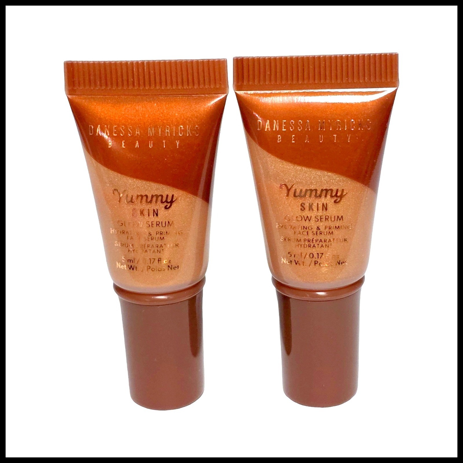 2 x Danessa Myricks Yummy Skin Glow Serum Main Squeeze Priming Face Serum 5ml 3690₽