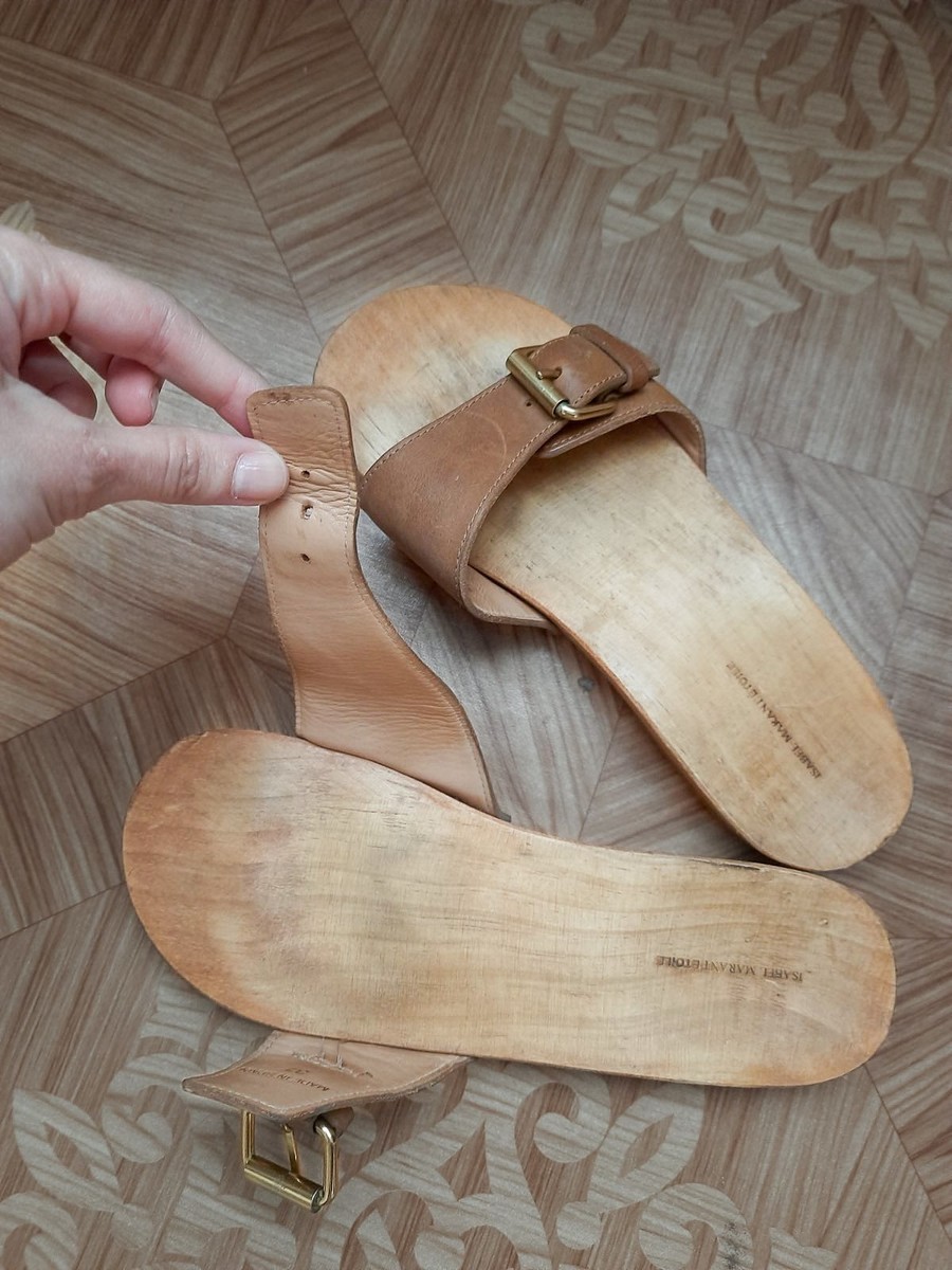 ISABEL MARANT ETOILE Tadley Wooden Sandals | eBay