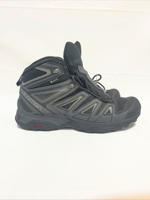 Salomon X Ultra 3 Mid GTX Hiking Boots Mens Size 9 Black Gore Tex