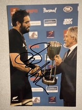 Sam Whitellock- All Blacks Rugby Signed 6x4 Photo