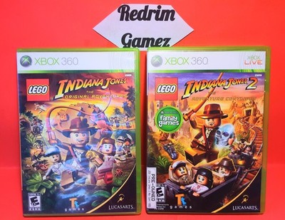 Lego Indiana Jones w/Indiana Jones 2 Microsoft XBOX 360 Video Games Lucasarts