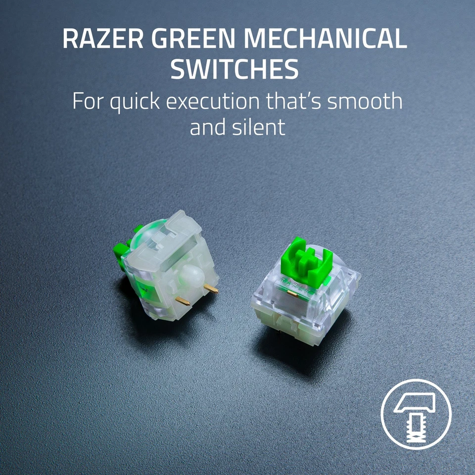 Razer BlackWidow V4 X Mechanical Gaming Keyboard (Green Switch) - Minecraft - Image 3 of 4