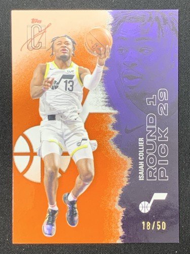 Isaiah Collier 2025-26 Topps Signature Class Veteran Class Orange Base /50 #5
