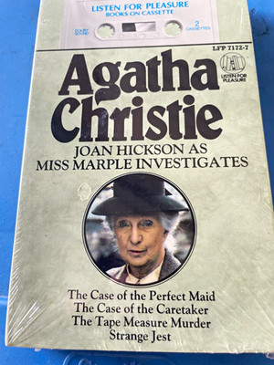 Sealed Agatha Christie Miss Marple Investigates Cassette Book Joan Hickson 1986