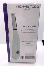 NEW & SEALED! MICHAEL TODD Beauty - SonicSmooth 2-in-1 Dermaplaning System - NIB
