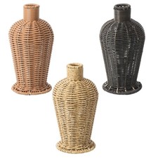 Decorative Vases Flower Arrangement Faux Rattan Container for Weddings Parties