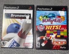 2 Sony PlayStation 2 Games Hits 1 Bejeweled & New Sealed Brunswick  Pro Bowling