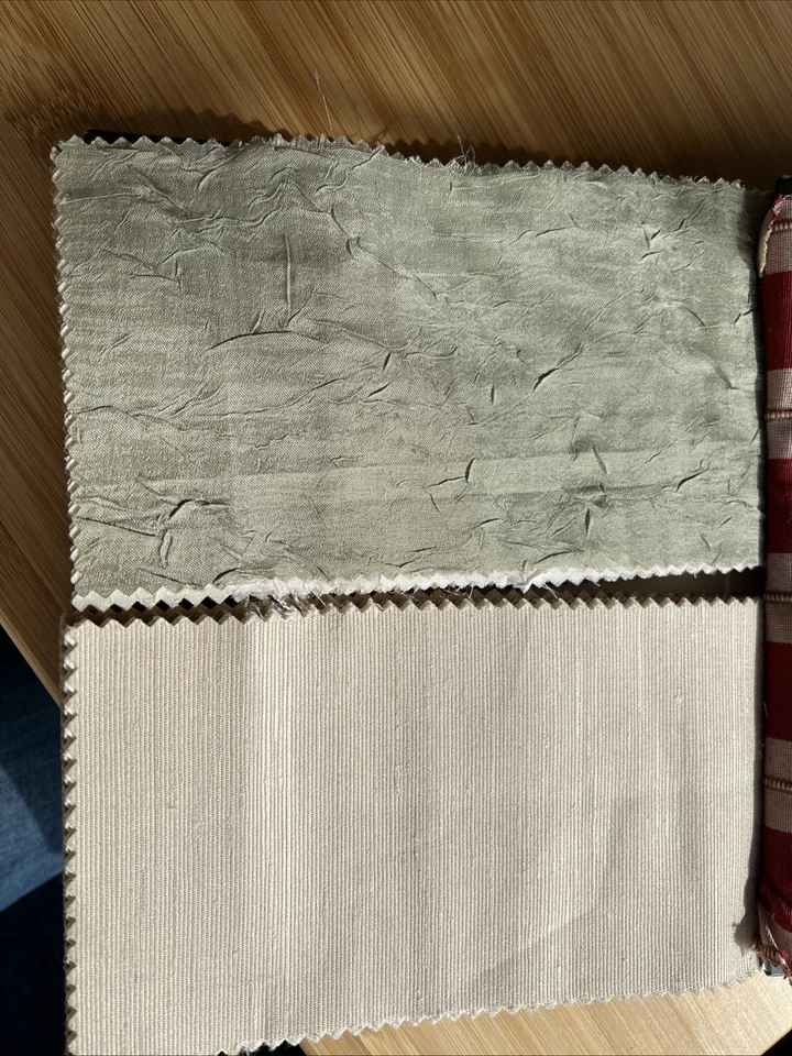 Fabric Sample Book Polyester Alexandra Gates Quilting Crafting Solids Plaids - Image 2 of 4