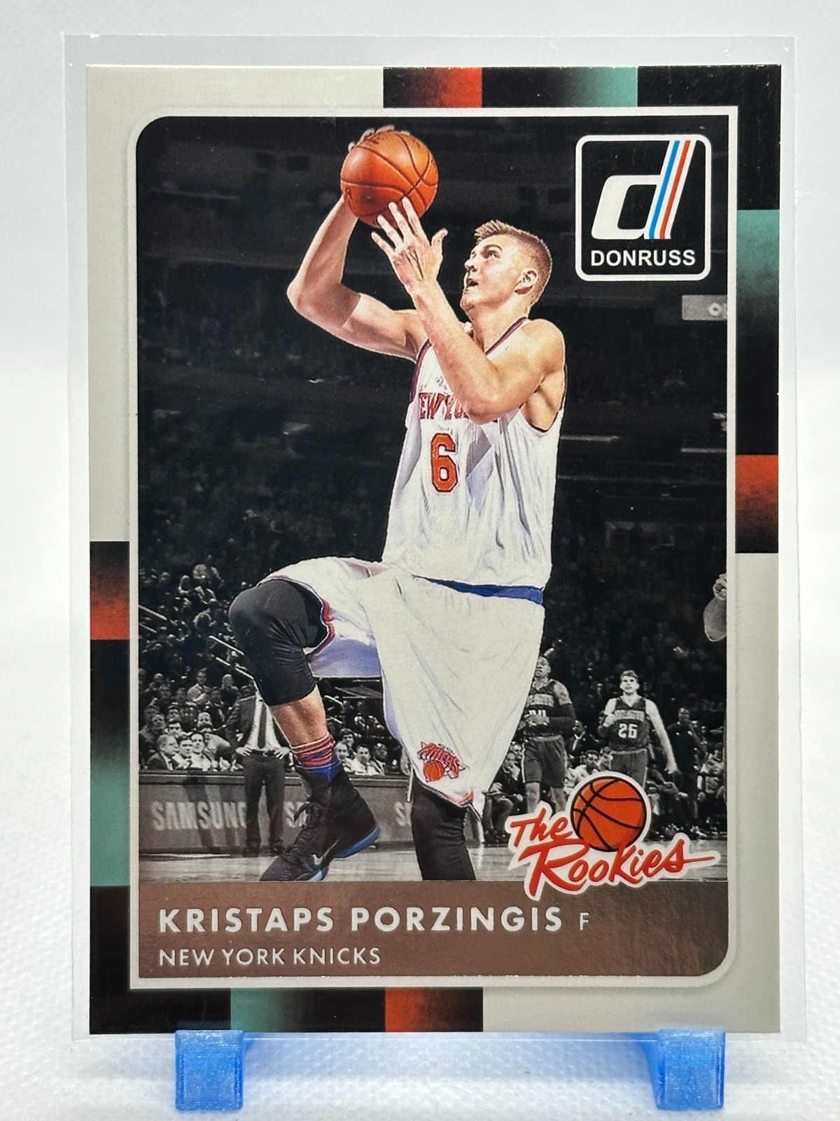 Kristaps Porzingis 2015-16 Panini Donruss The Rookies #32 (RC) - New York Knicks