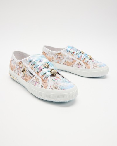 SUPERGA x Camilla We Always Have Alexandria Sneakers Sz 38/AU 7.5 RRP $299